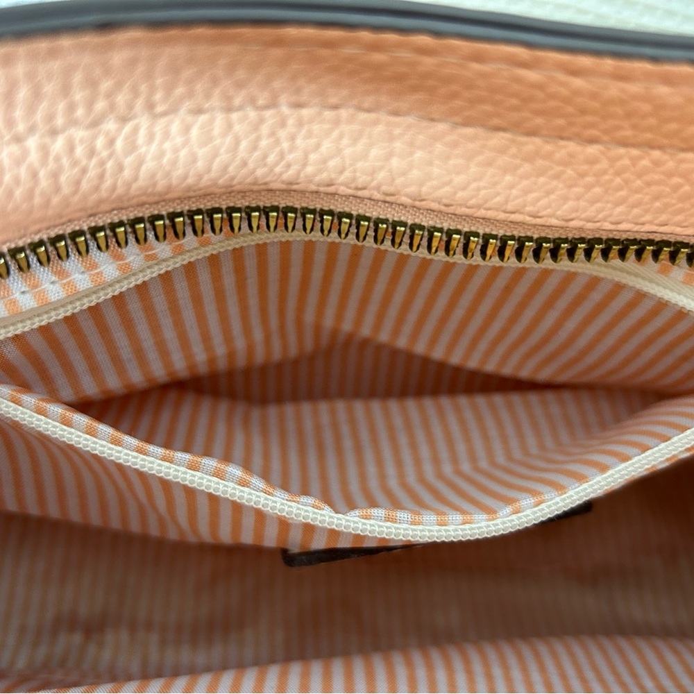 Nanette Lepore veagan leather peach color shoulder purse - Picture 7 of 7
